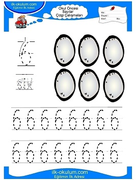 Çocuklar İçin Çizgi Çalışma Sayfaları 